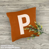 Personalized Square Cushion (Initials)