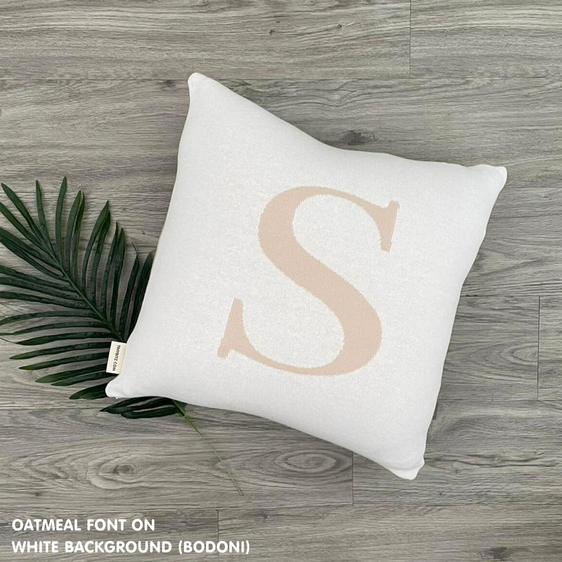 Personalized Square Cushion (Initials)