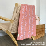 Personalised pet blanket with name Kana, custom dog blanket by TinyBitz, cozy gift for dogs.