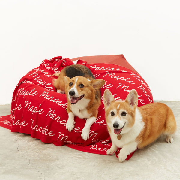 Personalized Blanket for Pets (Red Background)