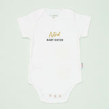 Organic Onesie: Baby Sister with Name