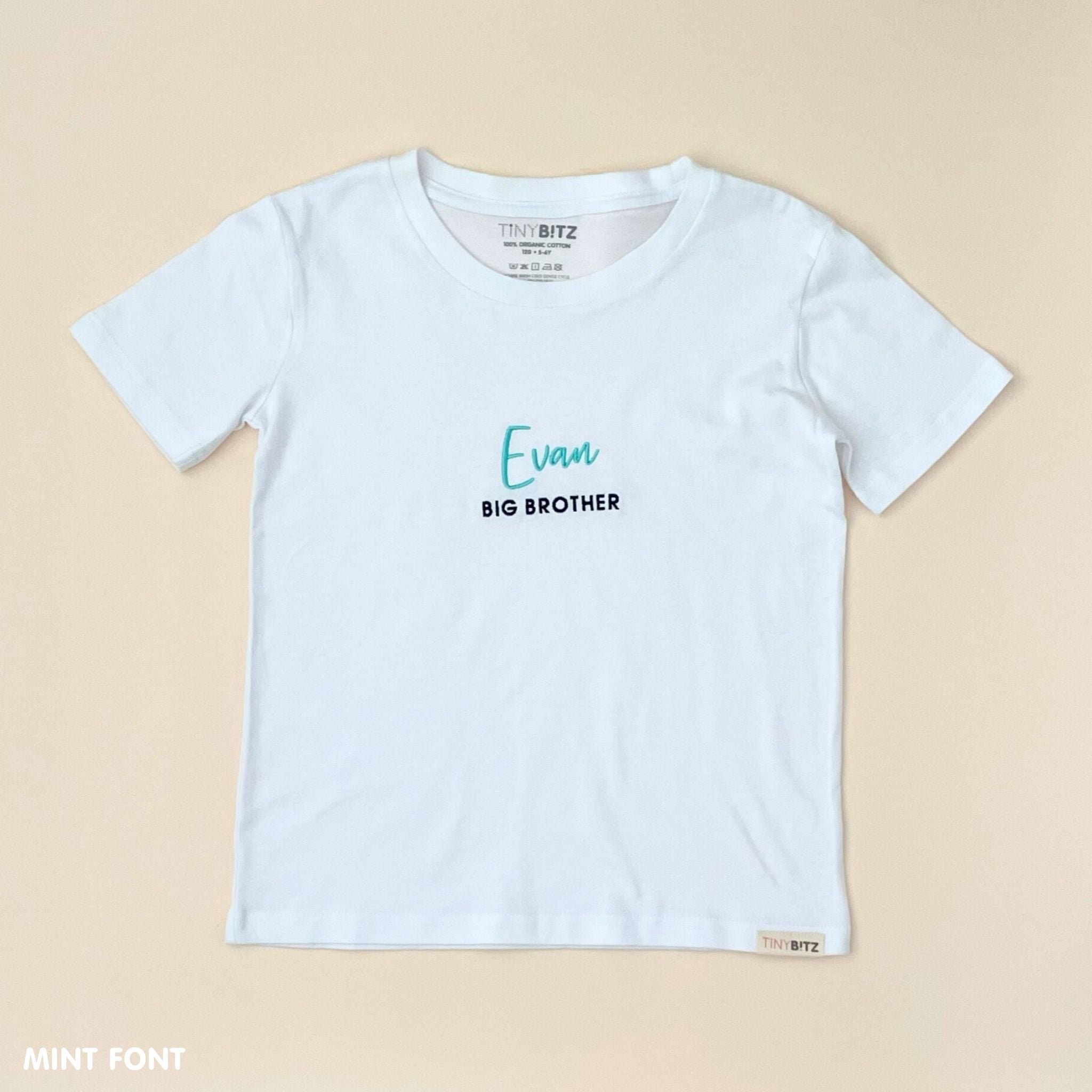 Kids Tee: Big Brother with Name
