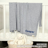 Personalized Baby Blanket with Embroidery (Pointelle)