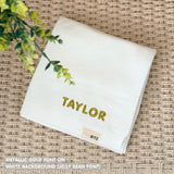 Personalized Baby Blanket with Embroidery (Pointelle)