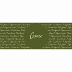 Personalized blanket with mum's name in the centre surrounded by her kids' names, custom made by TinyBitz.