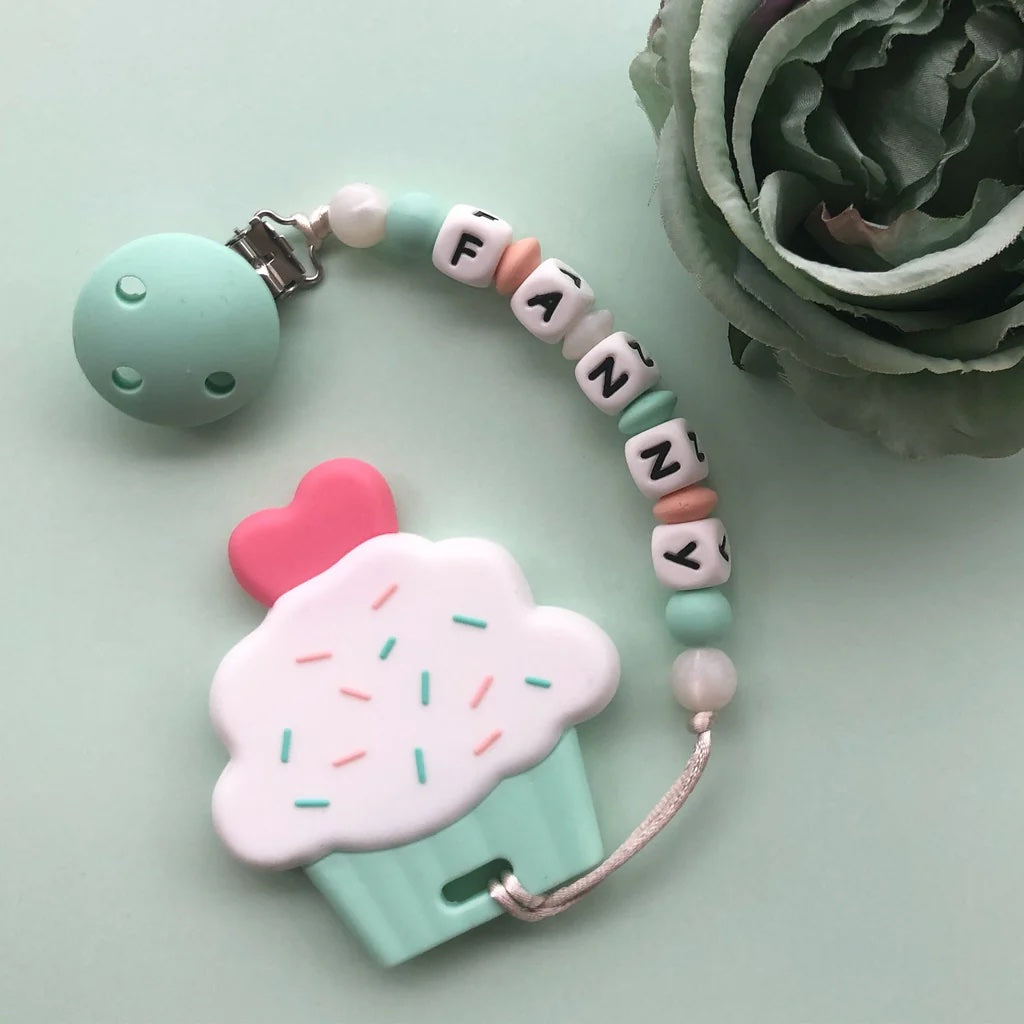 Personalized Teether: Cupcake
