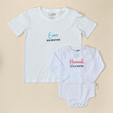 Organic Onesie: Little Sister with Name