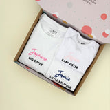 Organic Onesie: Baby Sister with Name