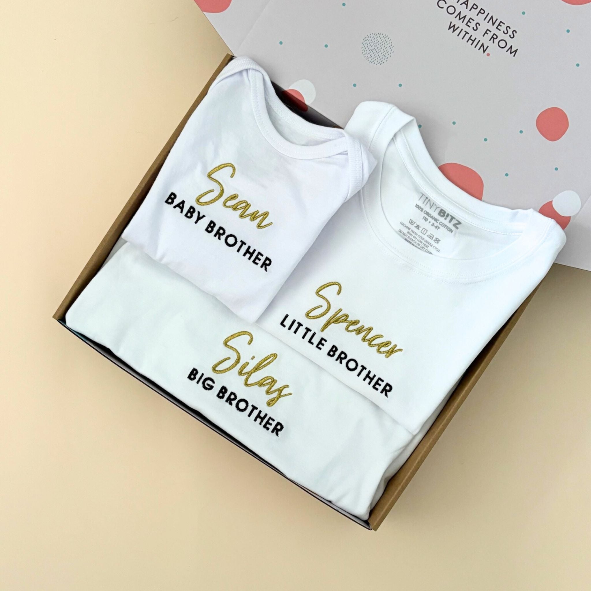 Kids Tee: Little Brother with Name