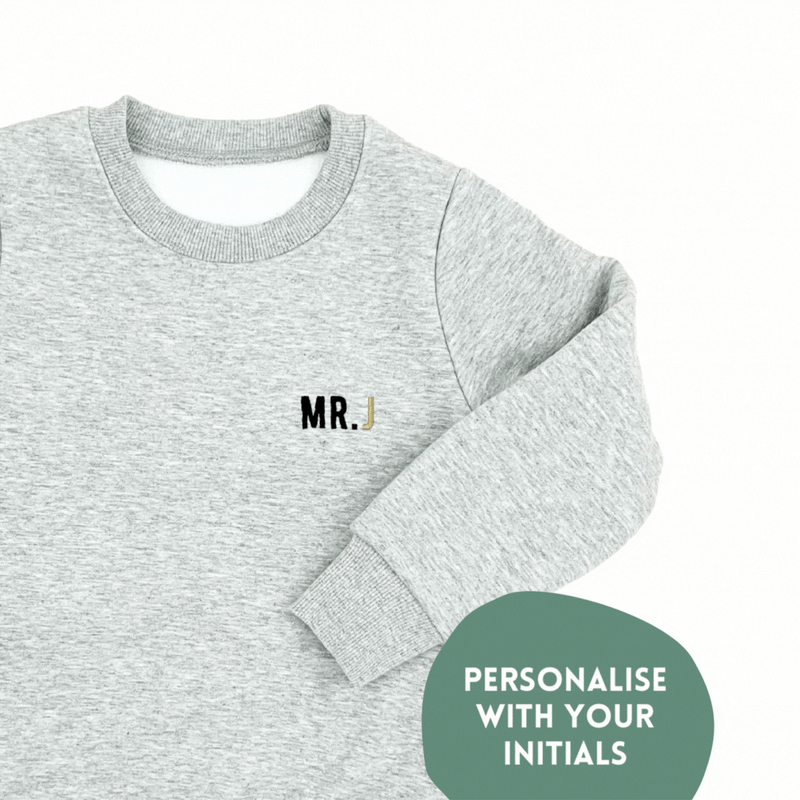 Personalized Adult Sweater: Mr and Mrs