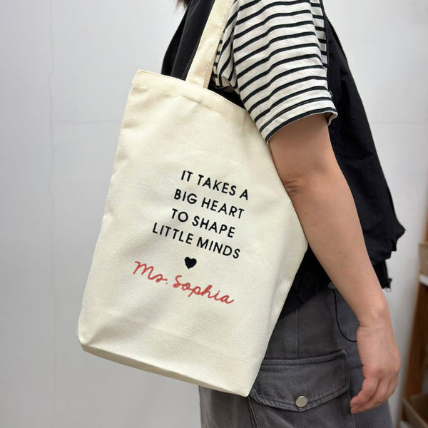 Pre-Order: Personalized Tote Bag for Teachers