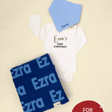 My First Christmas Blanket Gift Set for Babies