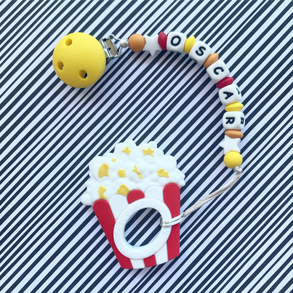 Personalized Teether: Popcorn