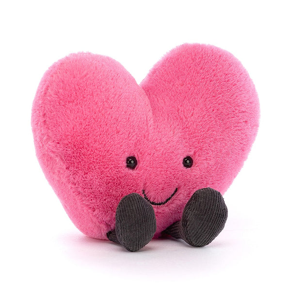 Jellycat Soft Toy: Amuseable Hot Pink Heart