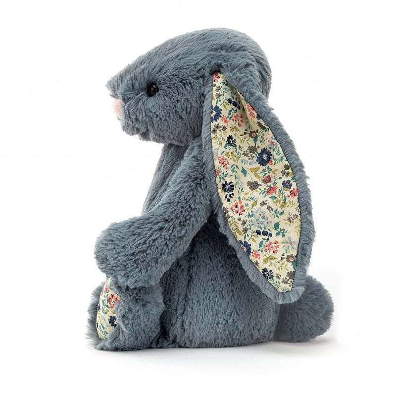 Jellycat Soft Toy: Blossom Bunny (Dusky Blue)