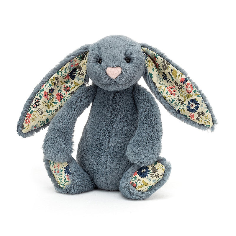 Jellycat Soft Toy: Blossom Bunny (Dusky Blue)
