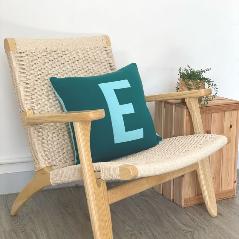 Personalized Cushion Cover: E (45x45cm)