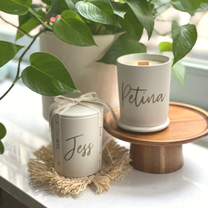 Conceptu Home x TinyBitz: Personalized Candles