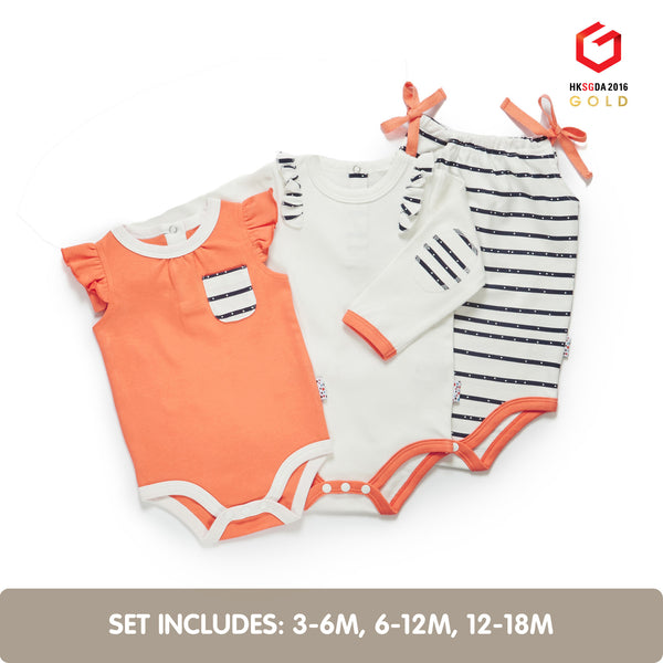 Summer Growing Kit for 3-Month Old Baby Girls (Line Dance)