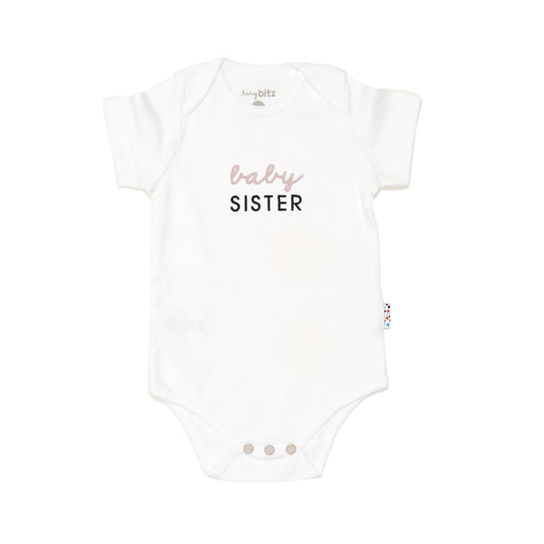 Organic Onesie: Baby Sister