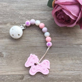 Little Caleb : Pony Teether (Pink)