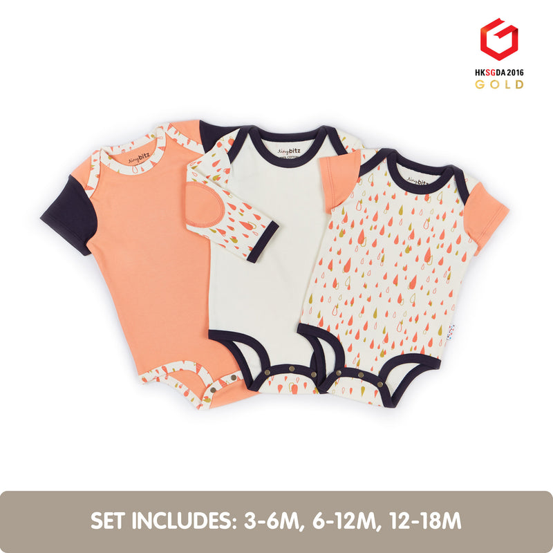 Summer Growing Kit for 3-Month Old Baby Girls (Pitta Patta)