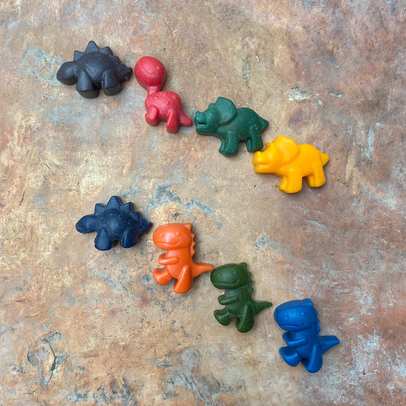 MiniFab: Dinosaur Crayon Set