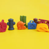 MiniFab: Fire Engine Crayons Set