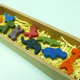 MiniFab: Safari Animal Crayons Set