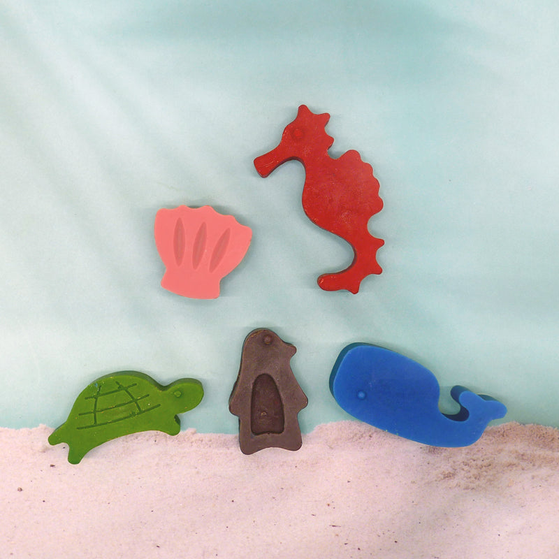 MiniFab: Mini Ocean Animals Crayon Set