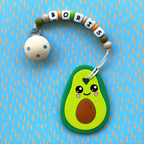 Personalized Teether: Avocado