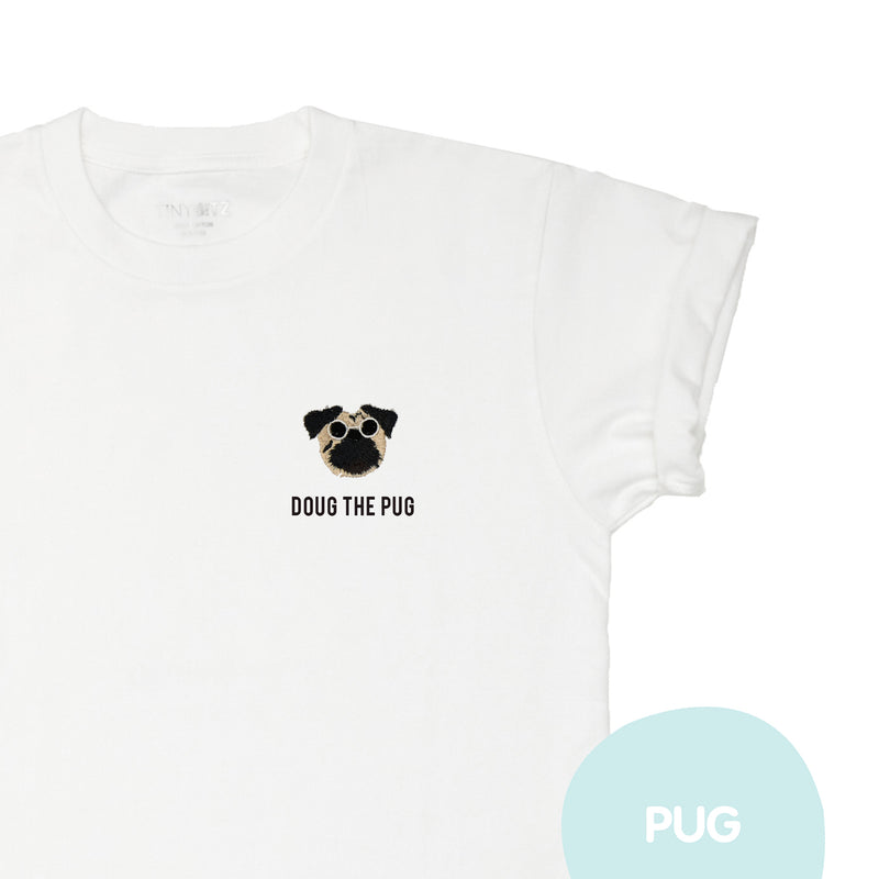 TinyBitz x GG: Personalized Tee (Pug)