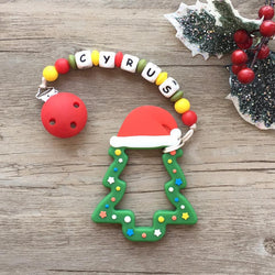 Personalized Teether: Christmas Tree