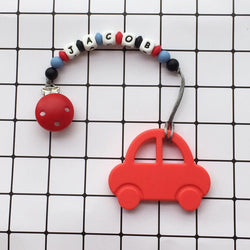 Personalized Teether: Car (Red)