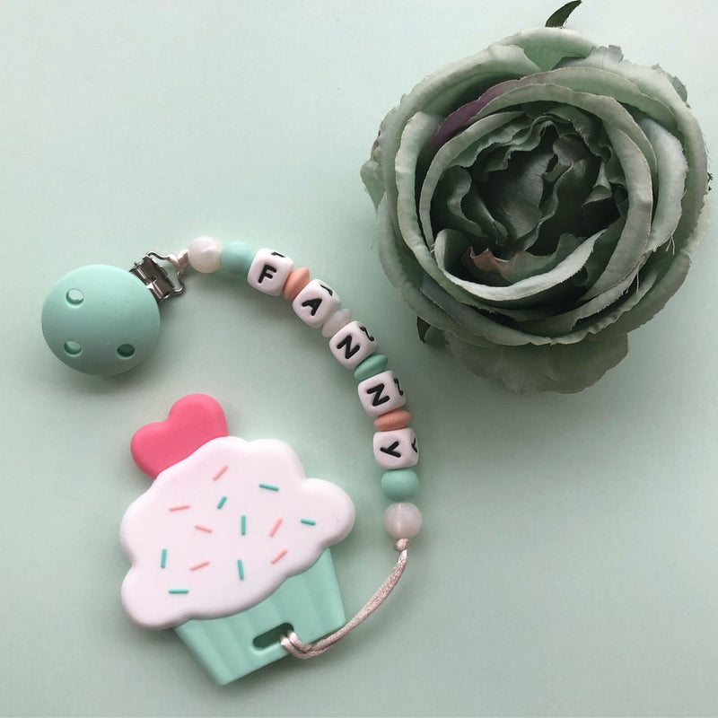 Personalized Teether: Cupcake