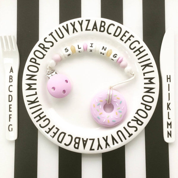 Personalized Teether: Donut (Purple)