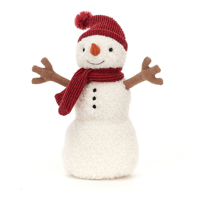 Jellycat Soft Toy: Teddy Snowman