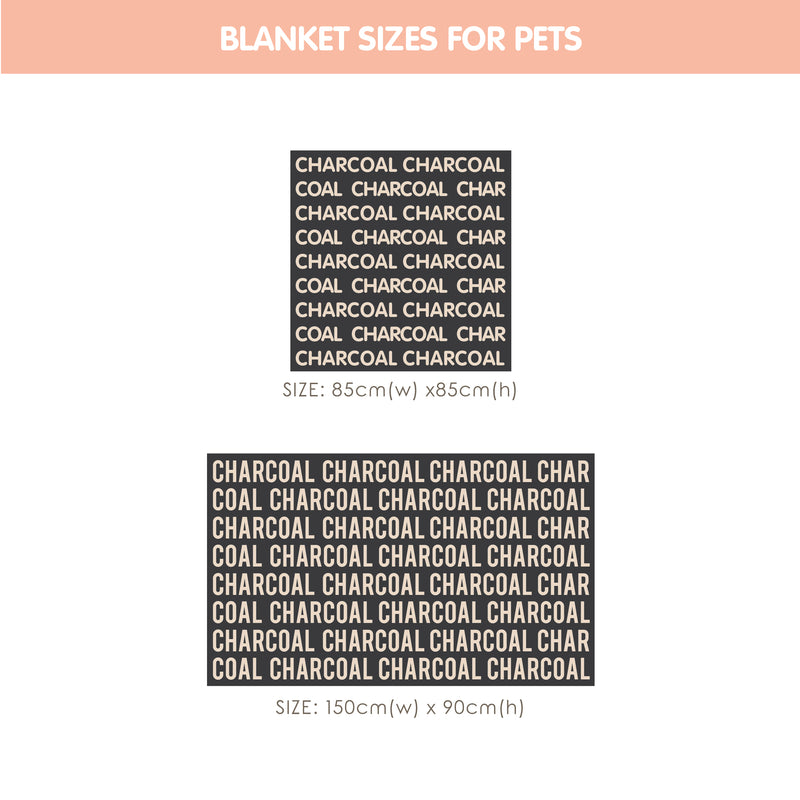 Personalized Blanket for Pets (Oatmeal Background)