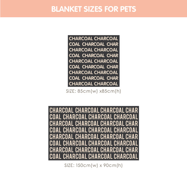 Personalized Blanket for Pets (Navy Background)