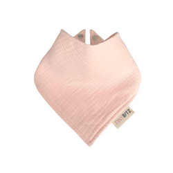 Organic Muslin Bib (Blush Pink)