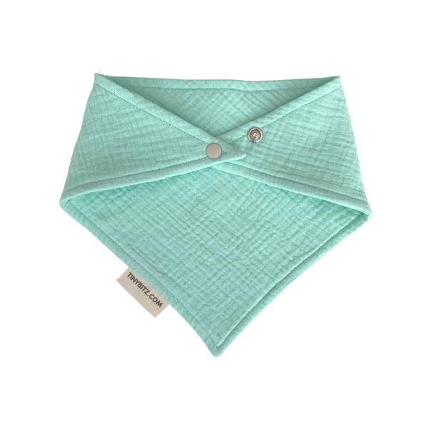 Organic Muslin Bib (Mint)