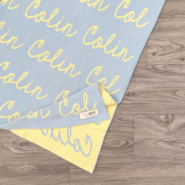 Personalized Blanket for Colin (95x95cm)