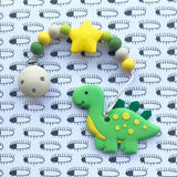Little Caleb: Dinosaur Teether (Green)